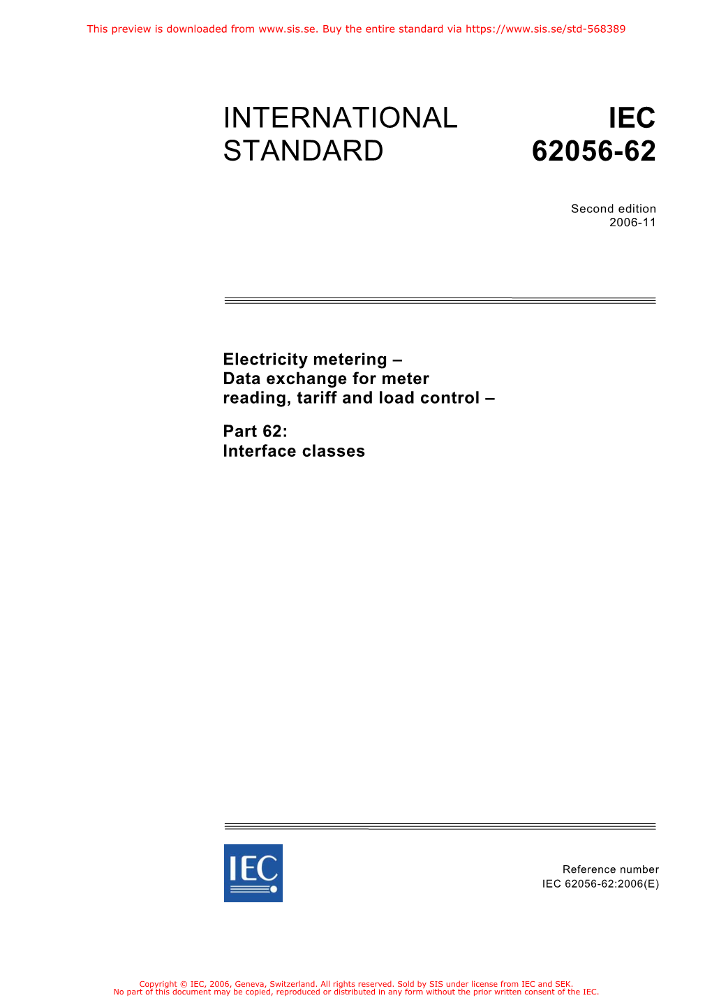International Standard IEC 62056-62 Ed