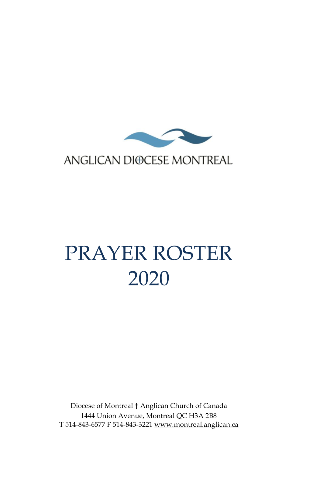 Prayer Roster 2020