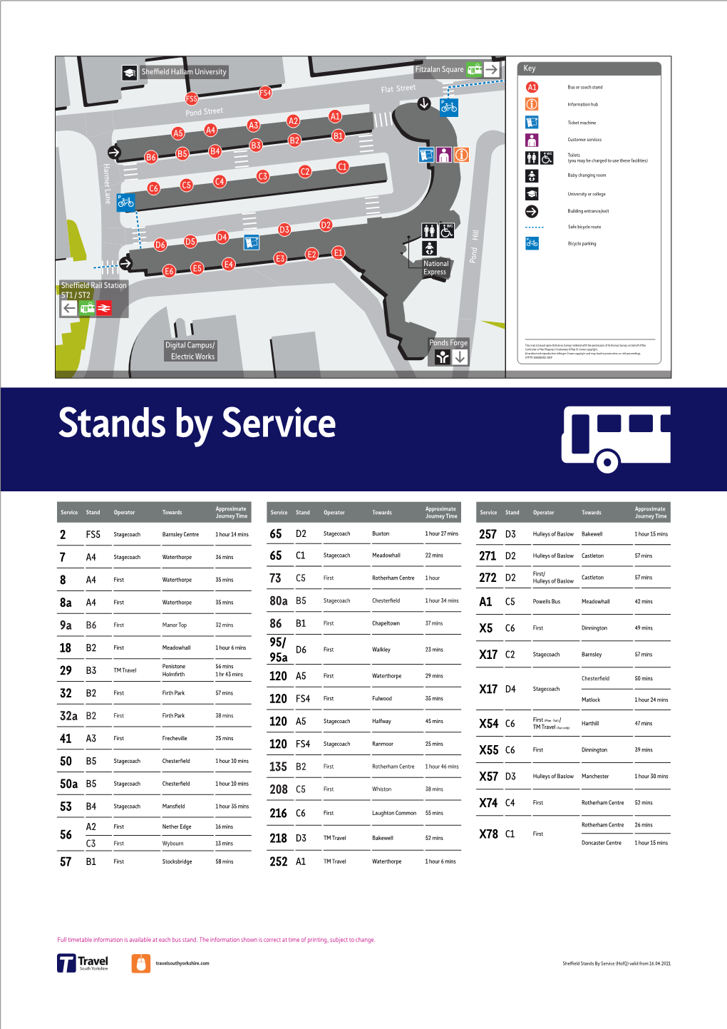 2 7 8 8A A4 9A B6 18 B2 29 B3 32 B2 32A B2 41 A3 50 B5 50A B5 53 B4 56 57 B1 65 D2 65 C1 73 C5 80A B5 86 B1 95/ 95A 120 A5 120 A