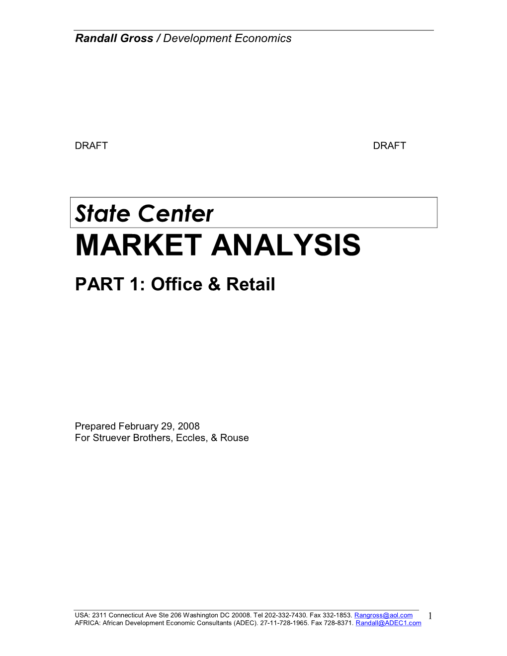 Market Study