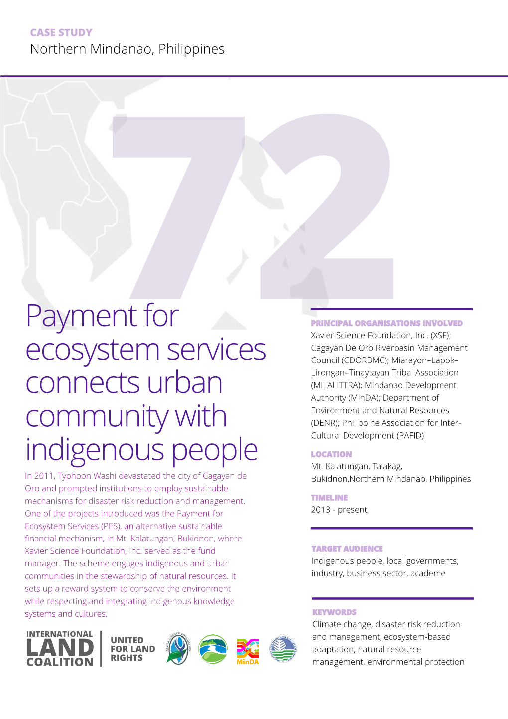 Payment for Ecosystem Services Connects Urban Community with Indigenous People