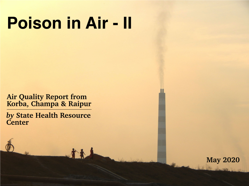 By State Health Resource Center Air Quality Report from Korba, Champa