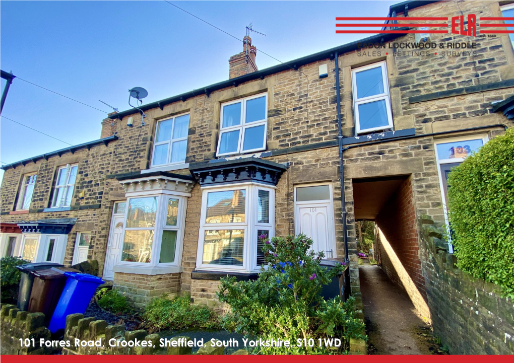101 Forres Road, Crookes, Sheffield, South Yorkshire, S10 1WD