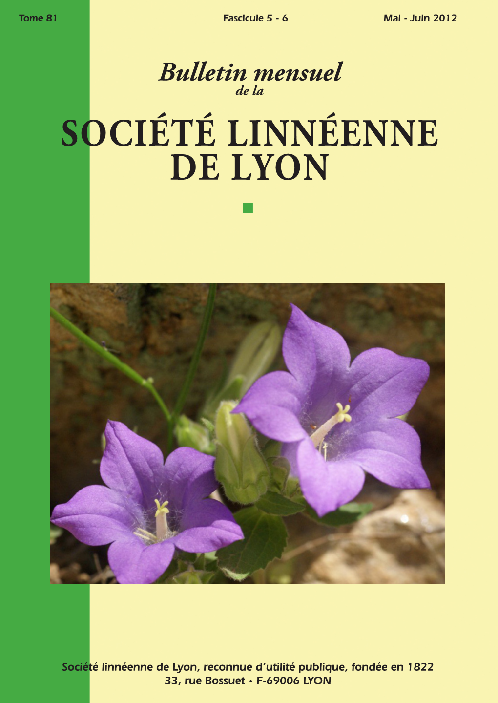 Société Linnéenne De Lyon