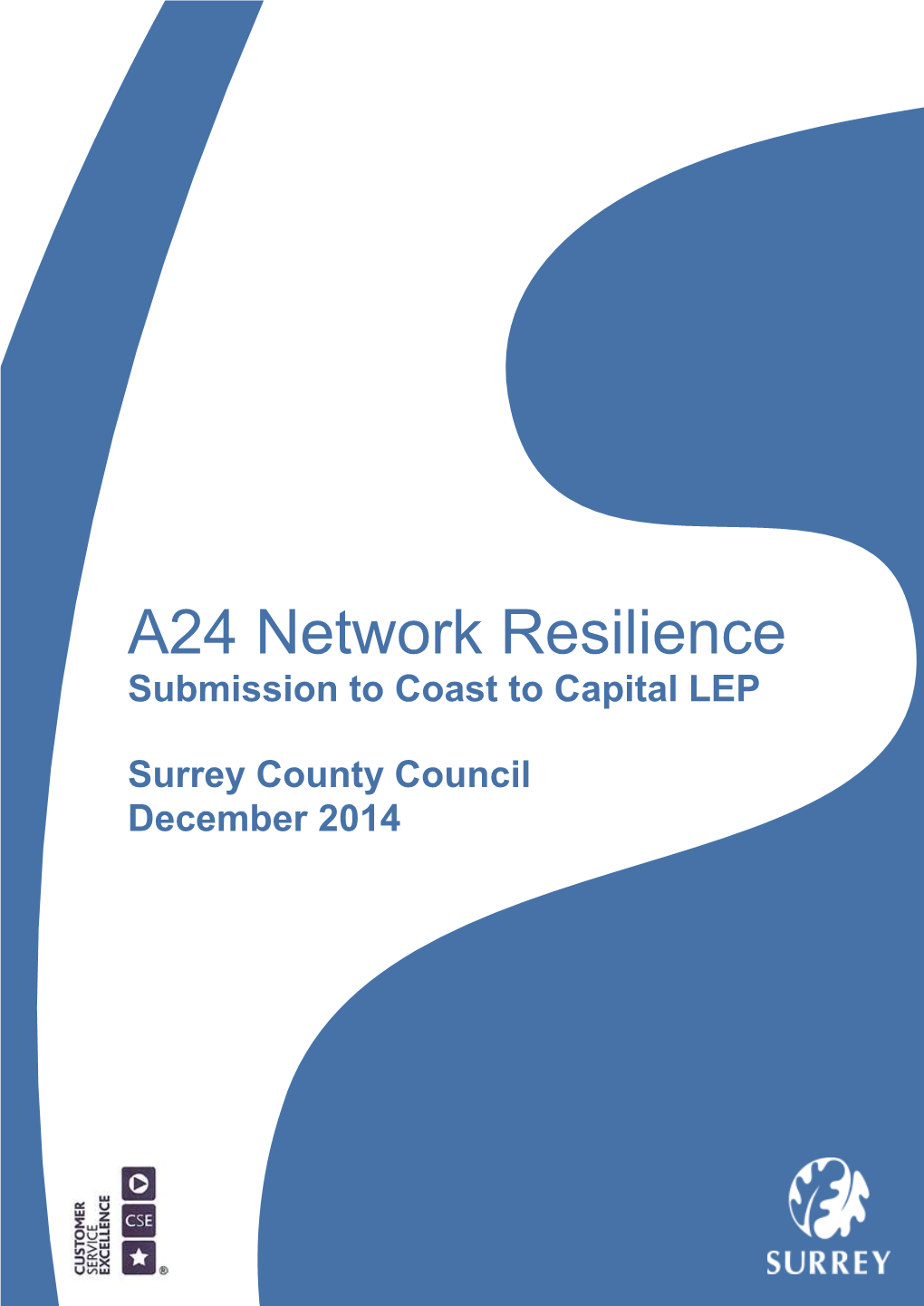 A24 Network Resilience Submission to Coast to Capital LEP