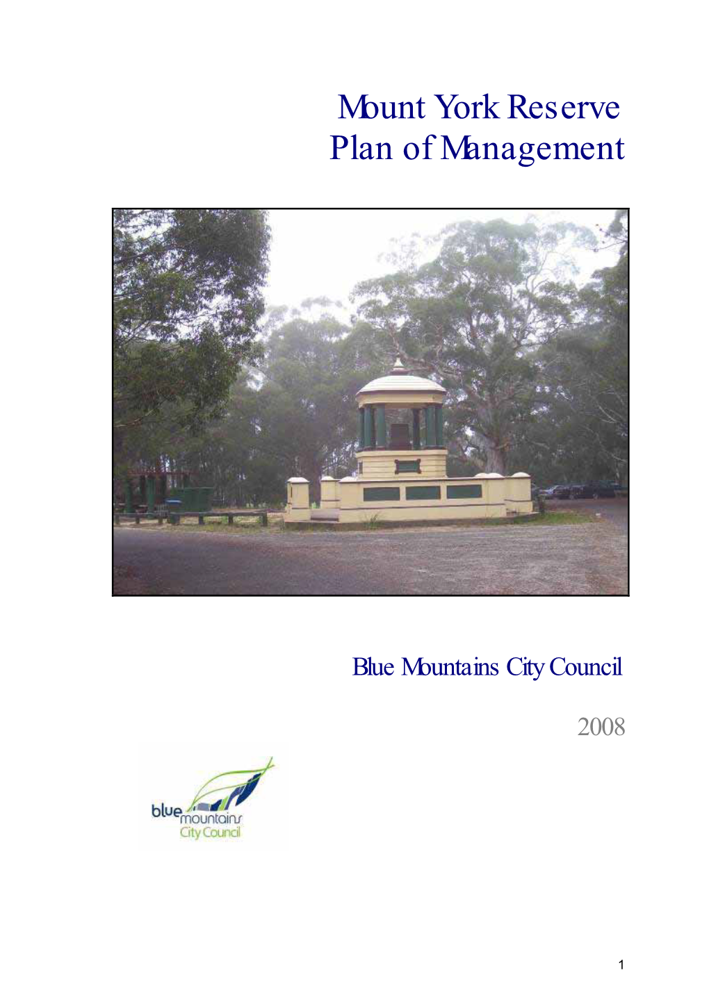 Mount York Reserve Plan of Management
