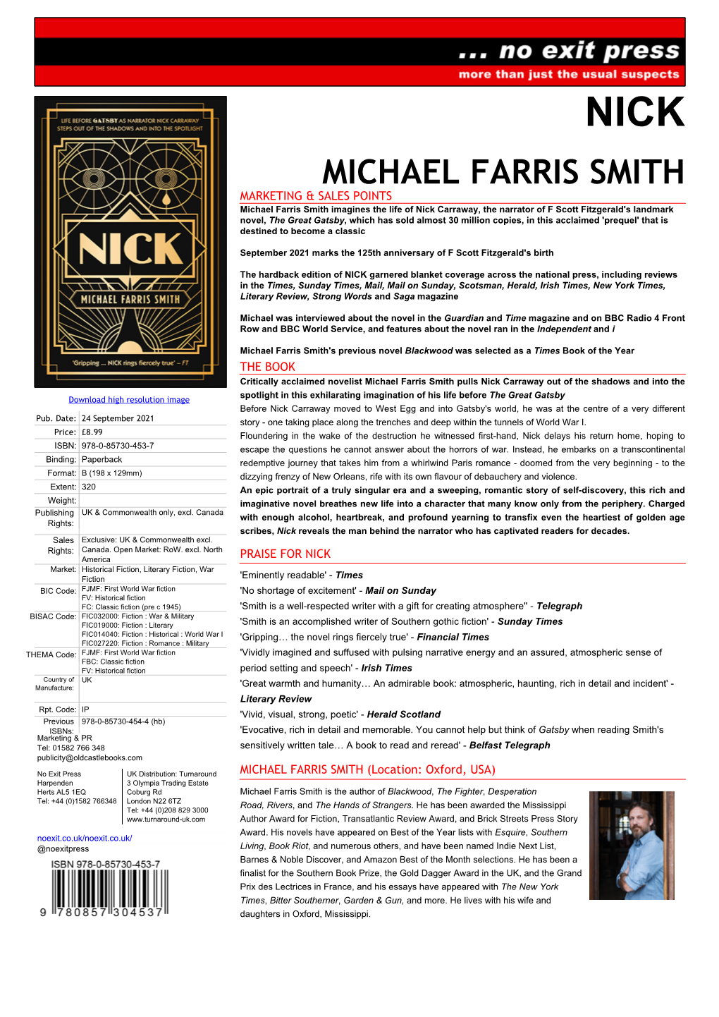 Michael Farris Smith
