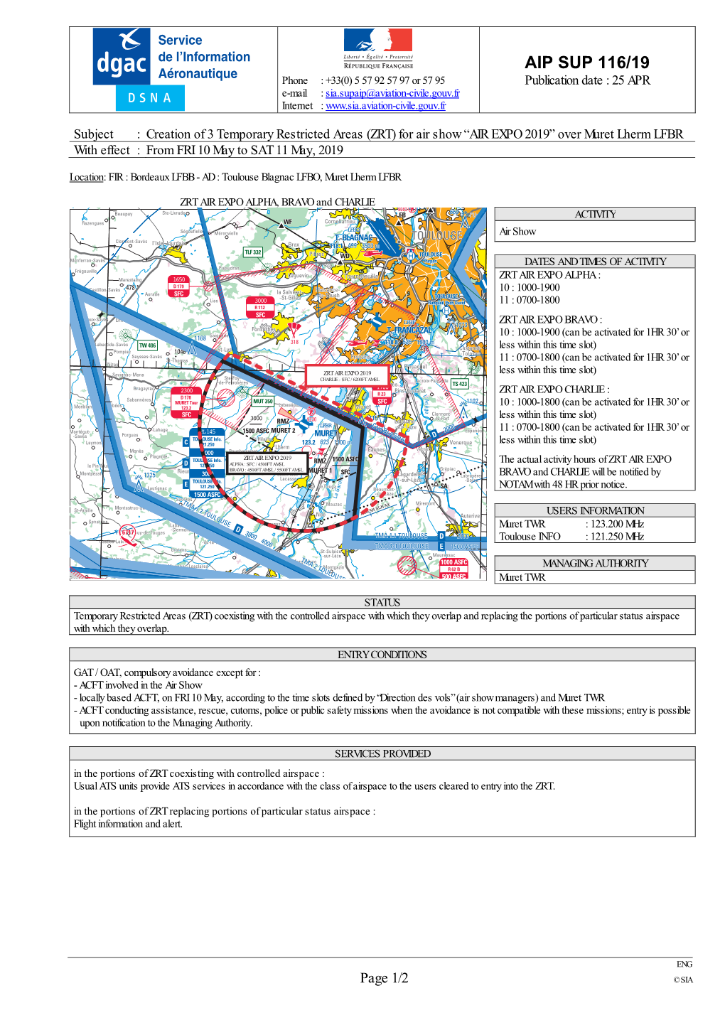 Aip Sup 116/19