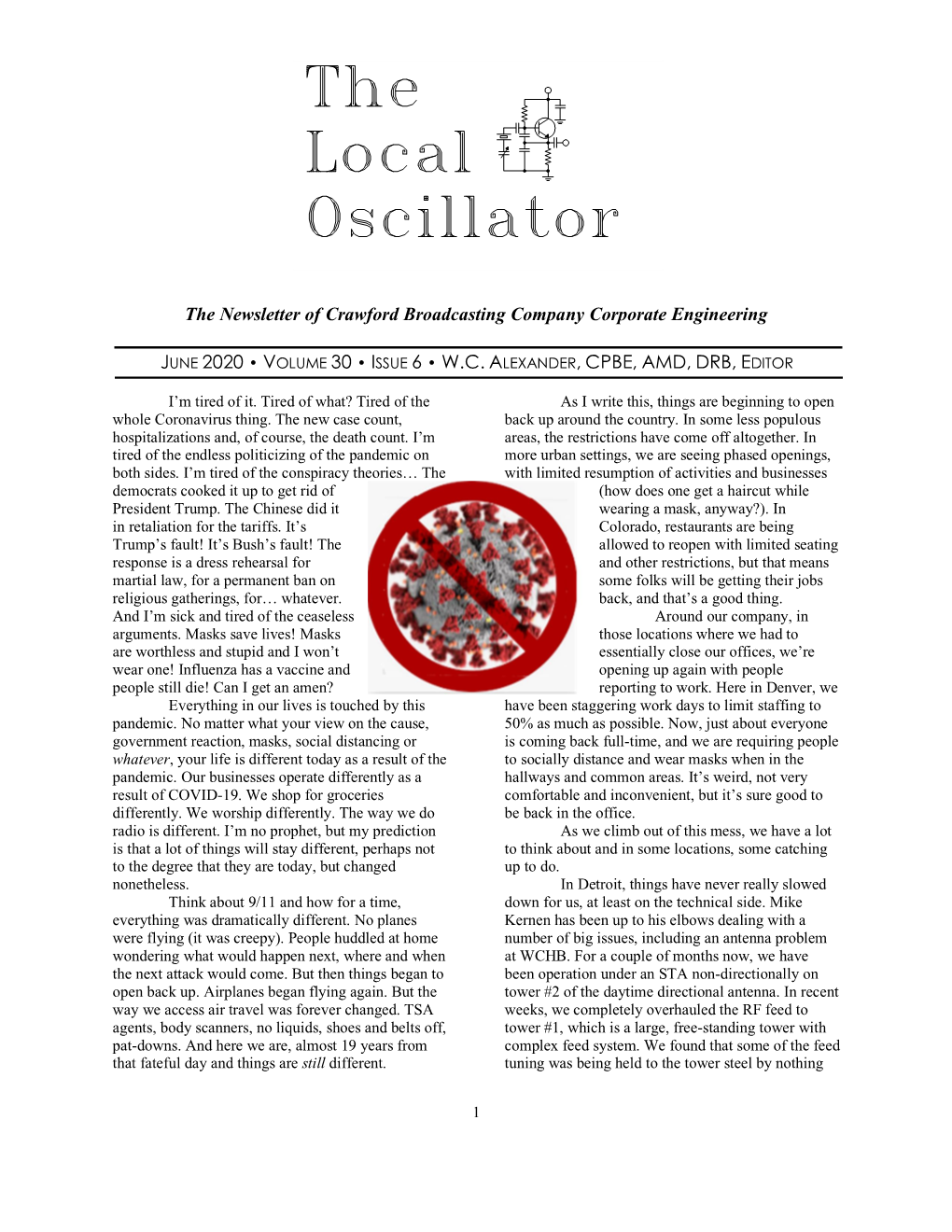 June 2020 Local Oscillator