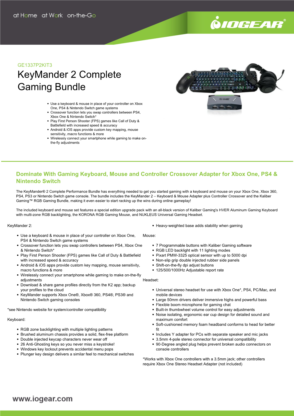 GE1337P2KIT3 Datasheet