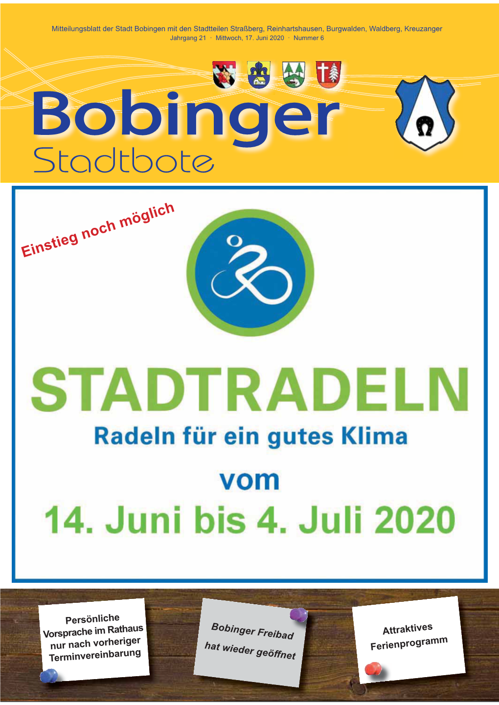 Stadtbote Bobingen Juni 2020.Indd