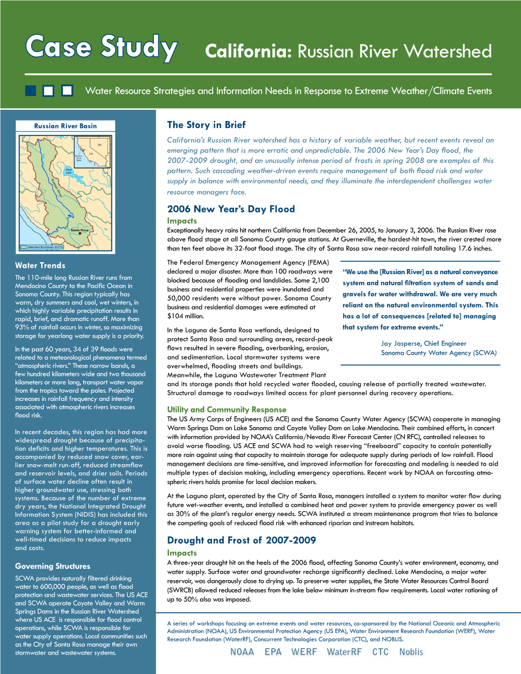 Case Study California: Russian River Watershed