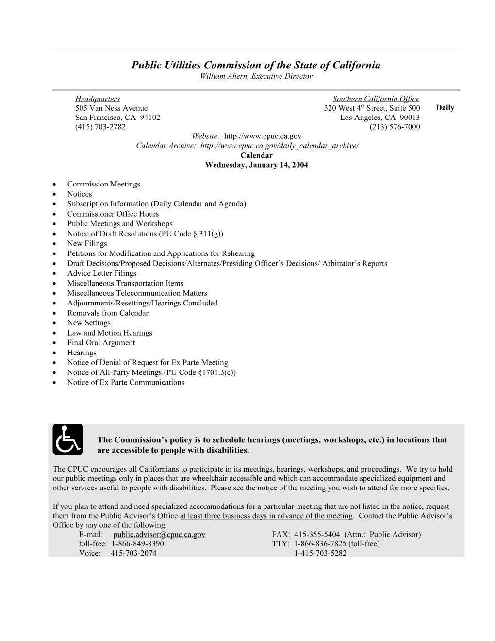 Public Utilities Commission of the State of California s30