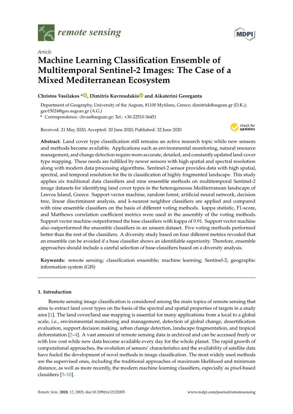 Remote Sensing