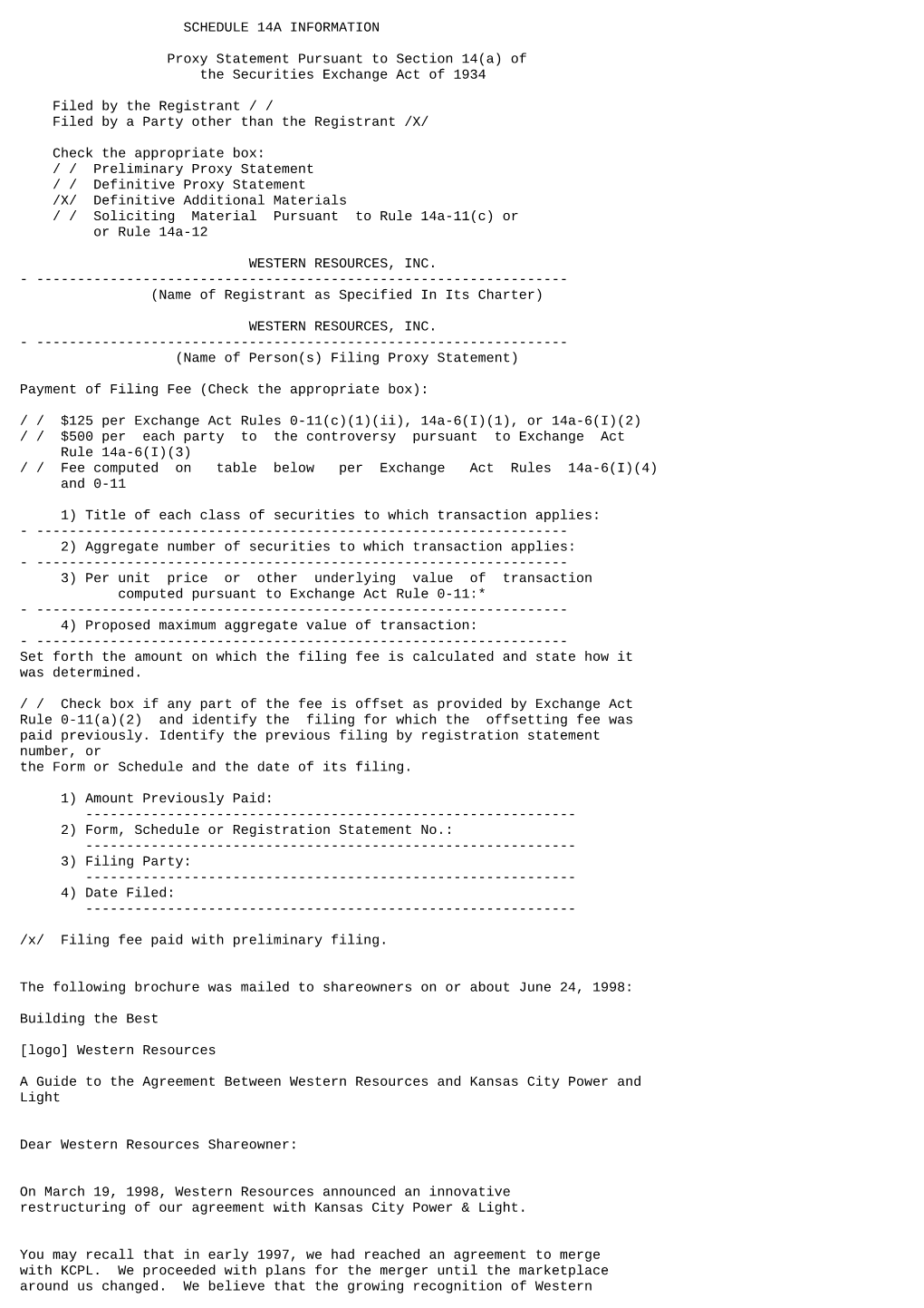 SCHEDULE 14A INFORMATION Proxy Statement