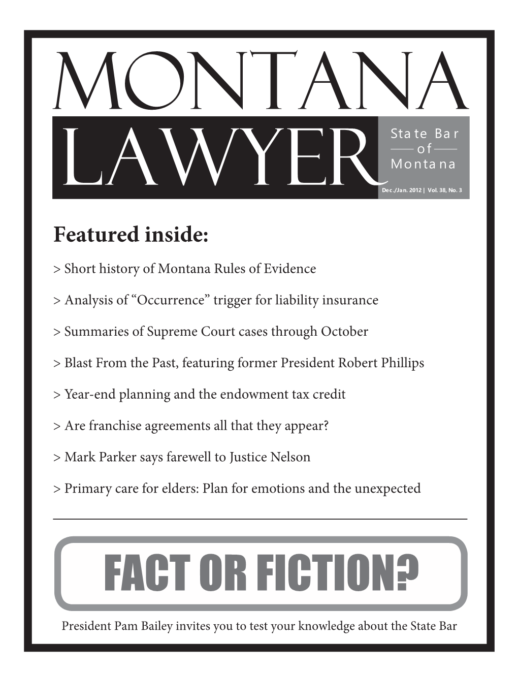 2012 December/ January Montana Lawyer