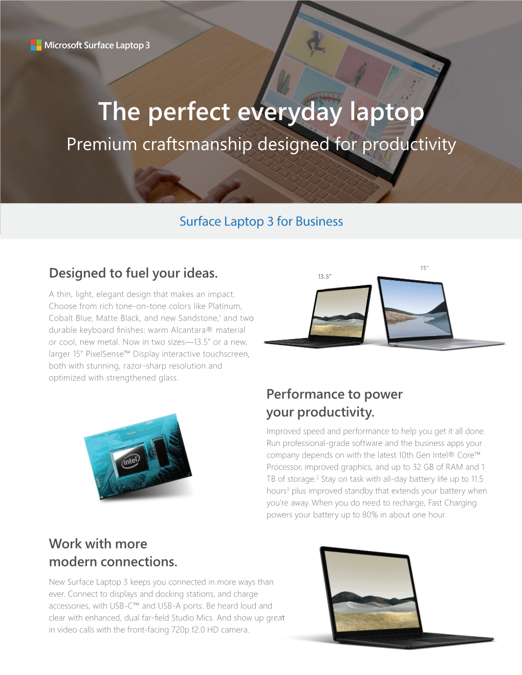 The Perfect Everyday Laptop Premium Craftsmanship Designed for Productivity