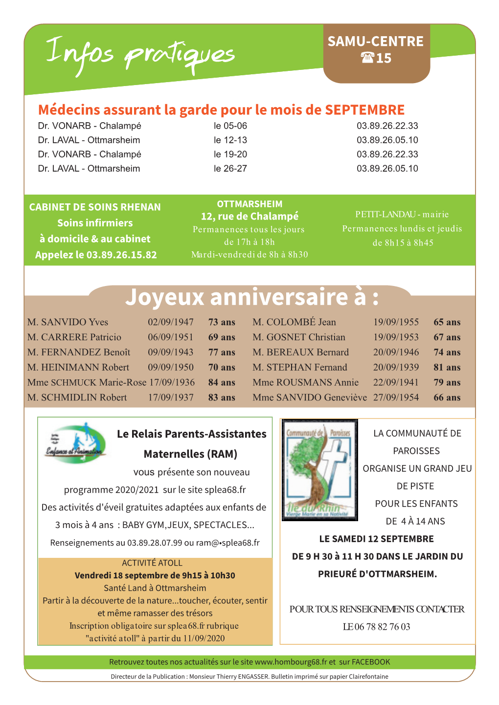 Infos Pratiques 15