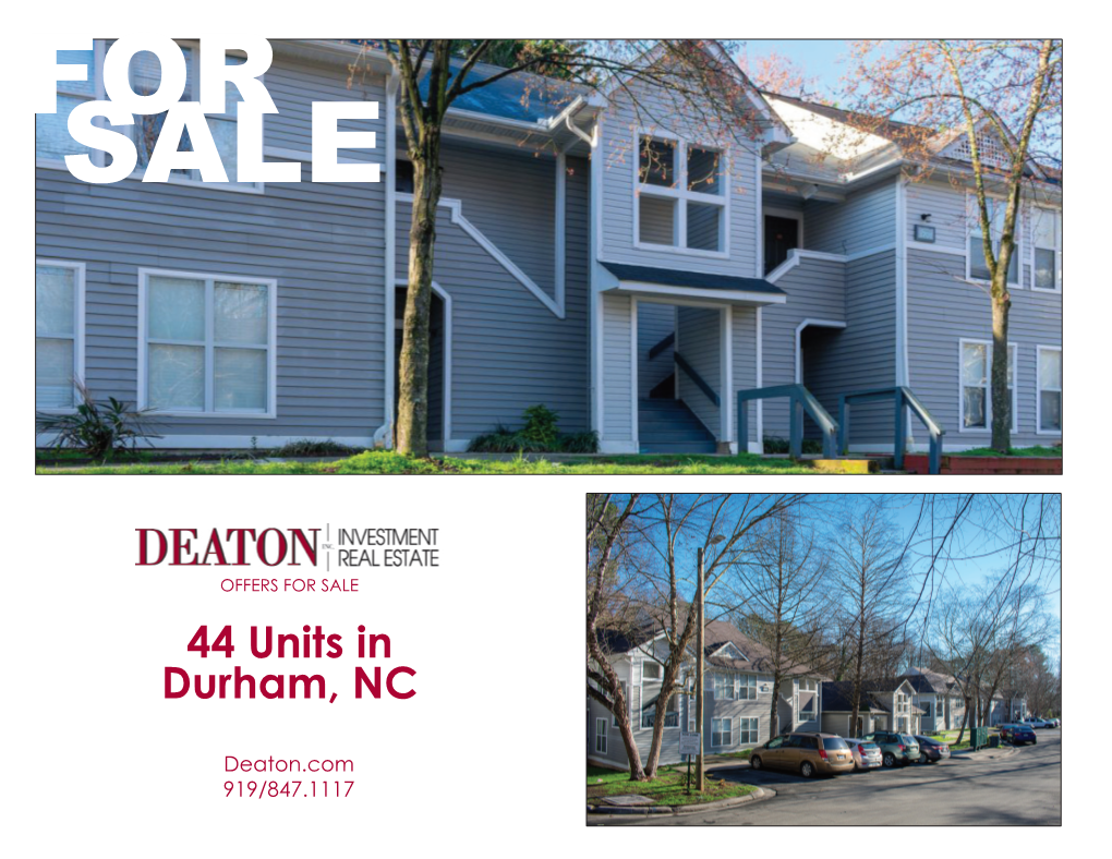 44 Units in Durham, NC