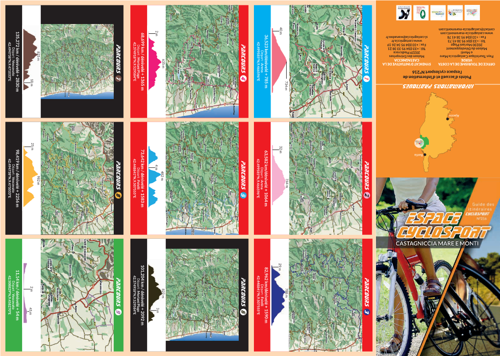 Parcours 3 Parcours 2 Parcours 5 Parcours 6 Parcours 7 Parcours 8