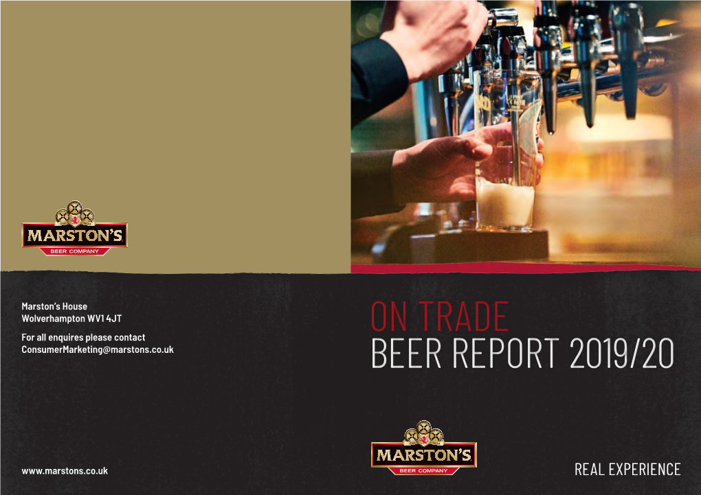 Marston's on Trade Beer Report 2019/20