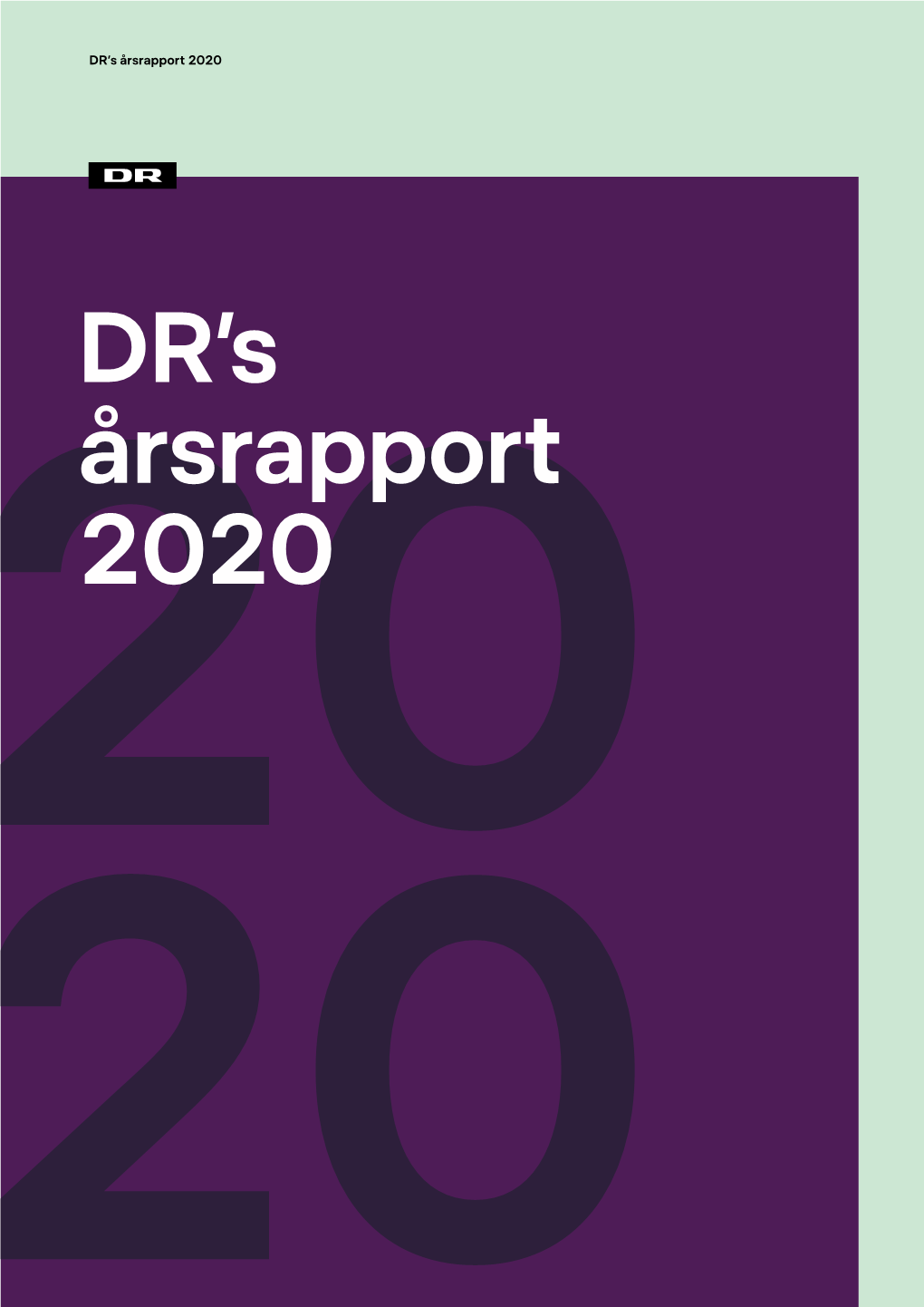 DR's Årsrapport 2020