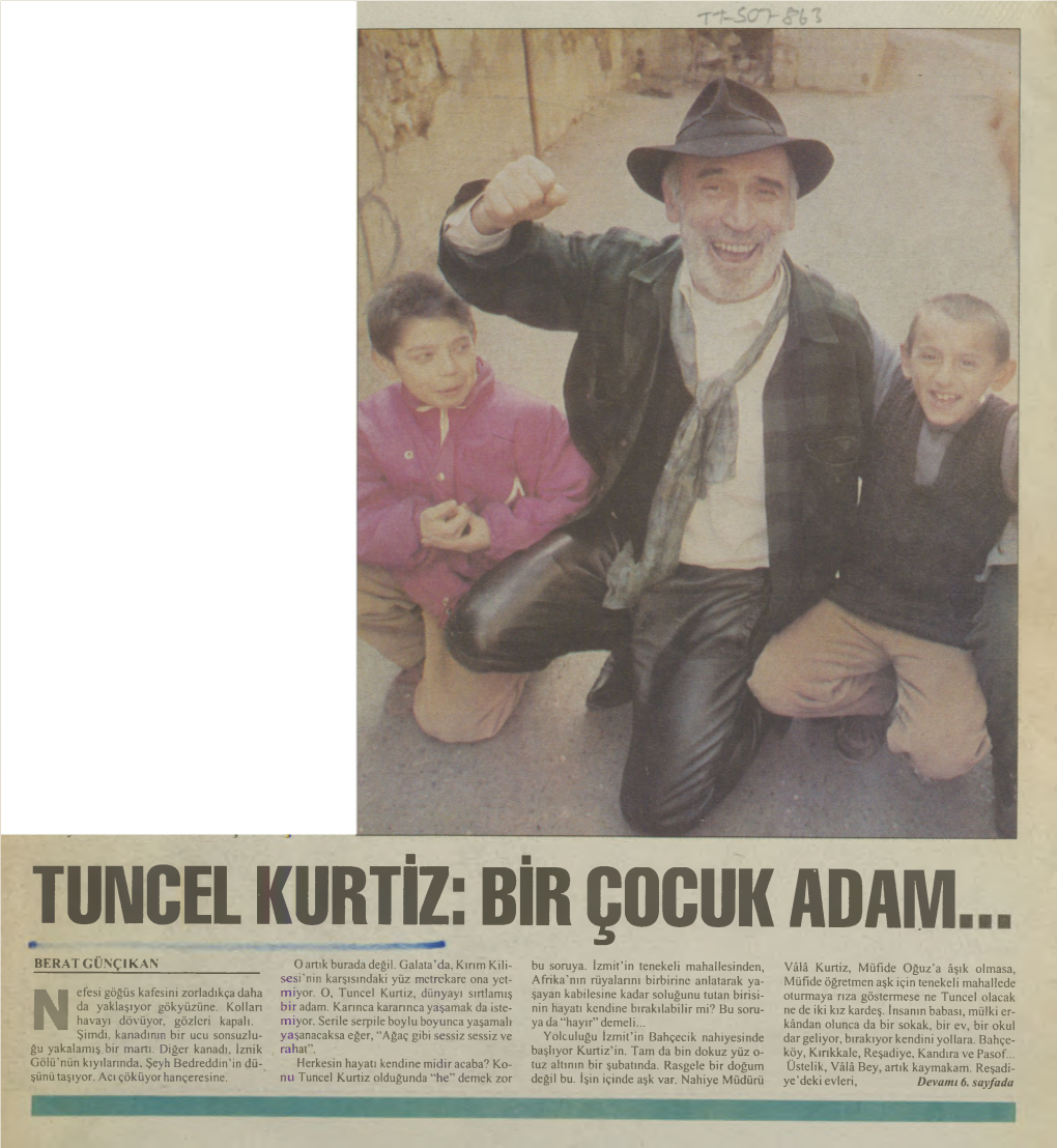 Tuimcel Kurtiz: Bir Çocuk Adam