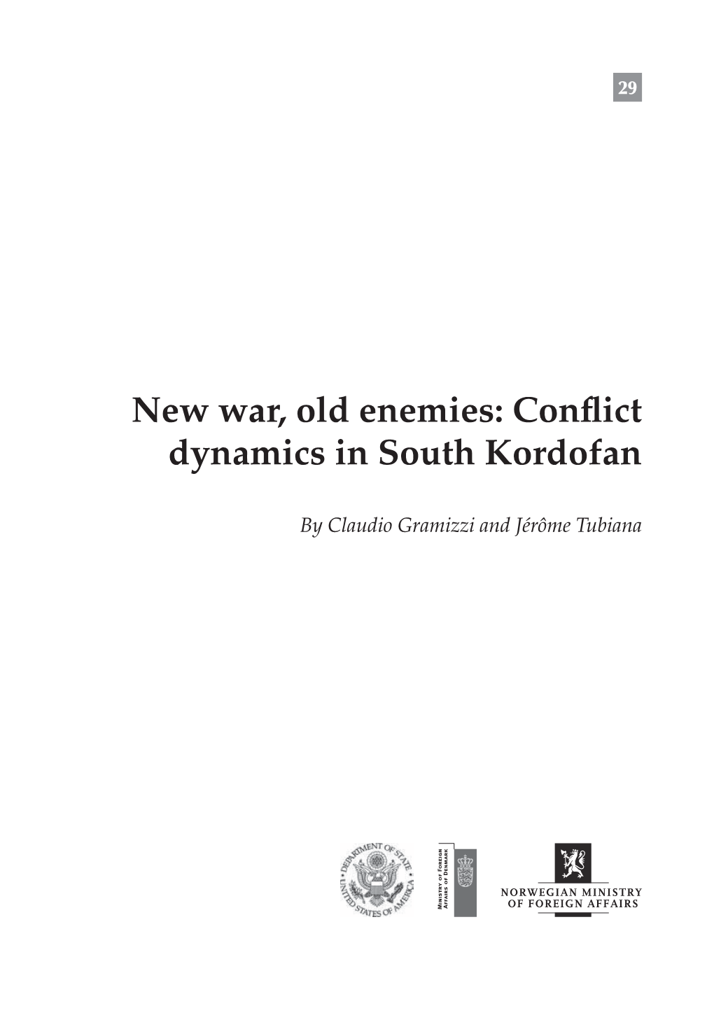 Conflict Dynamics in South Kordofan