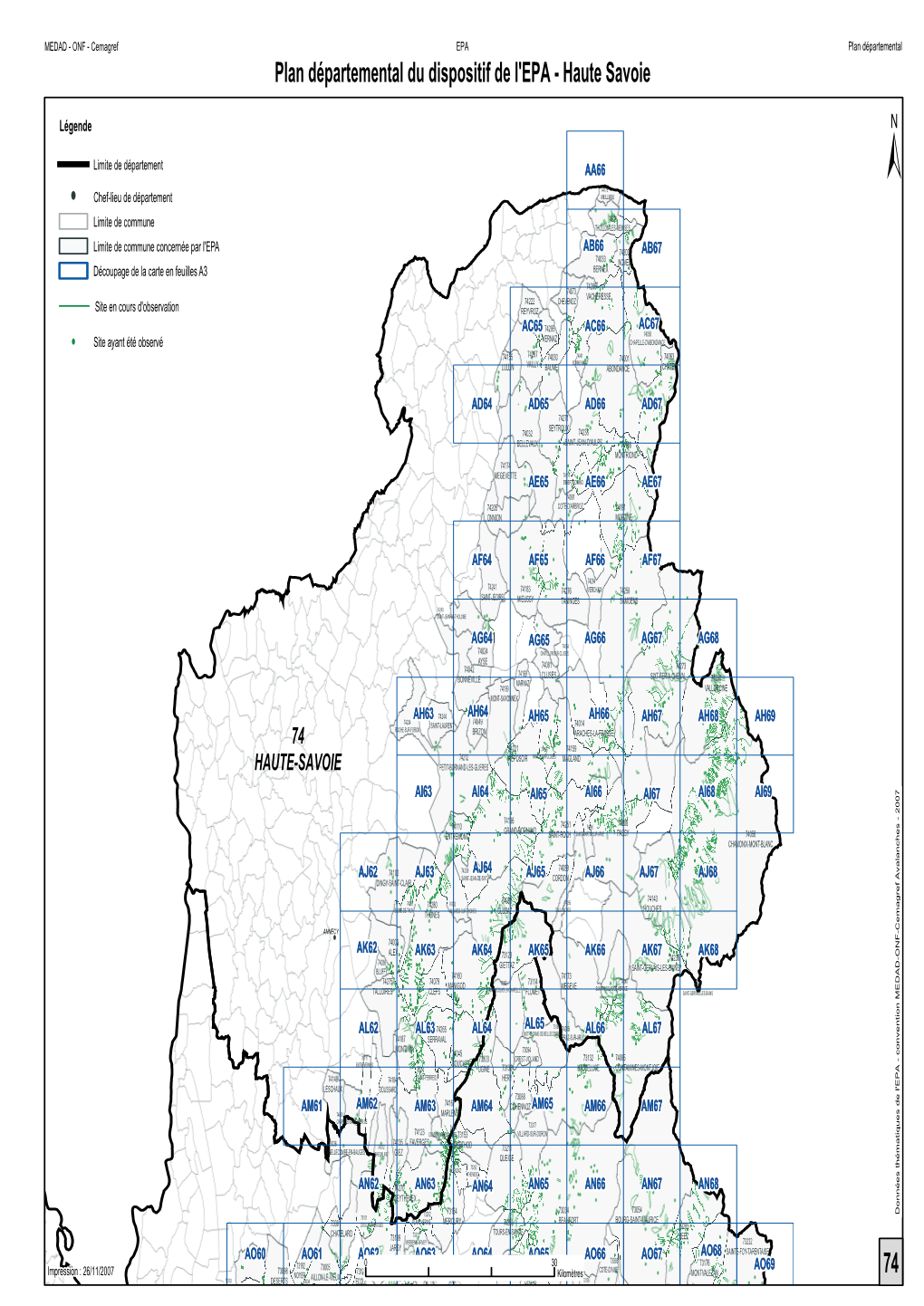 Plan Départemental Du Dispositif De L'epa - Haute Savoie