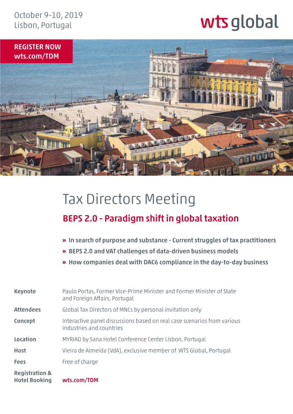 Tax Directors Meeting BEPS 2.0 - Paradigm Shift in Global Taxation