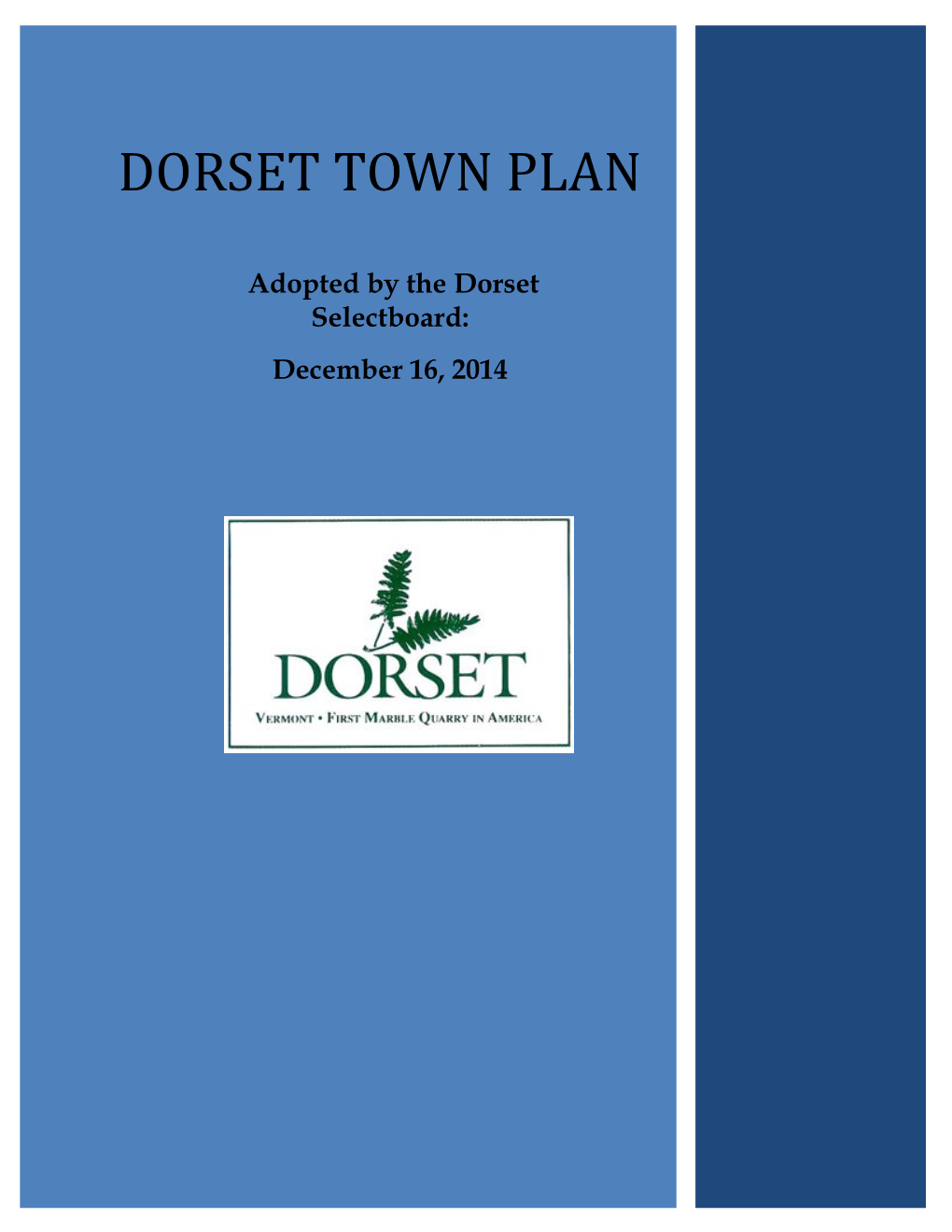Dorset Town Plan