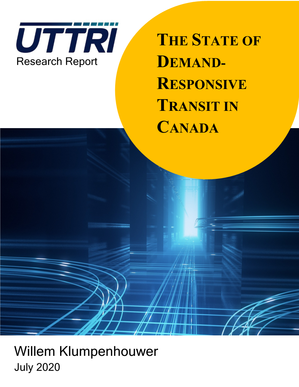 The State of Demand-Responsive Transit in Canada FINAL REPORT July, 2020