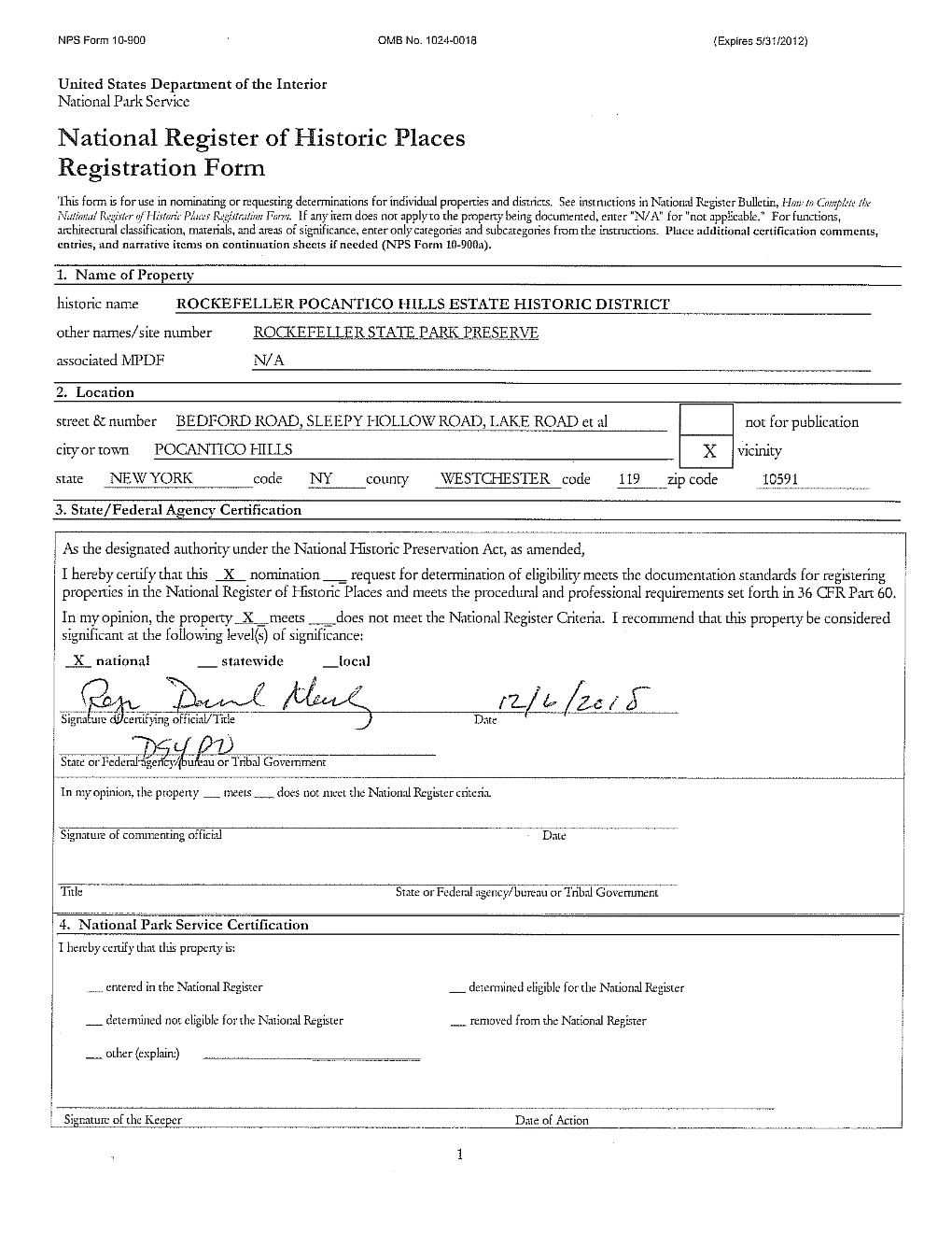 National Register of Historic Places Registration Form