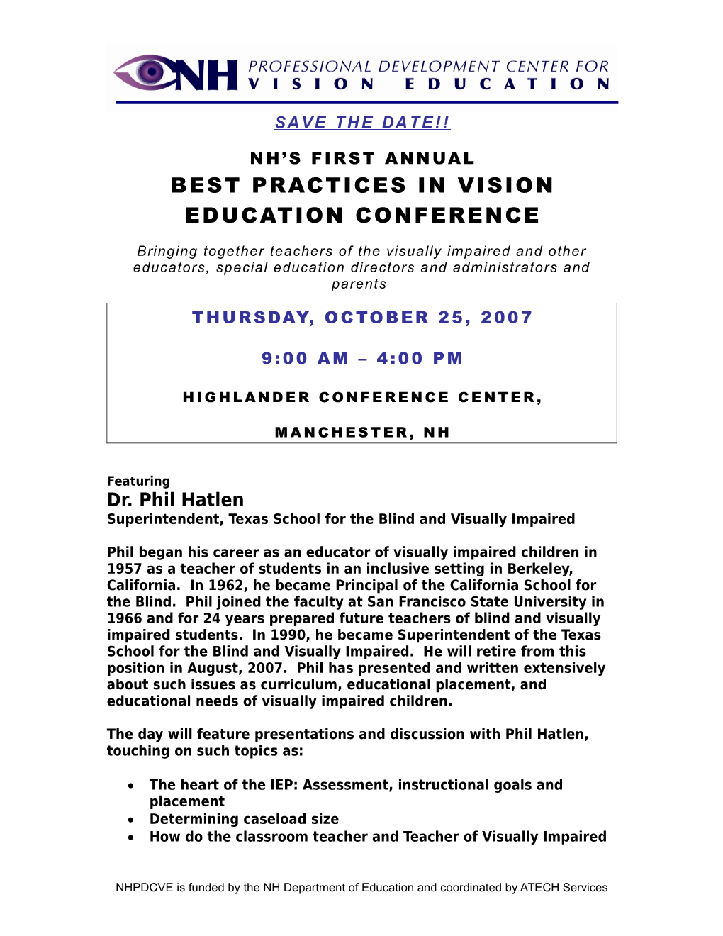 Best Practices in Vision Education