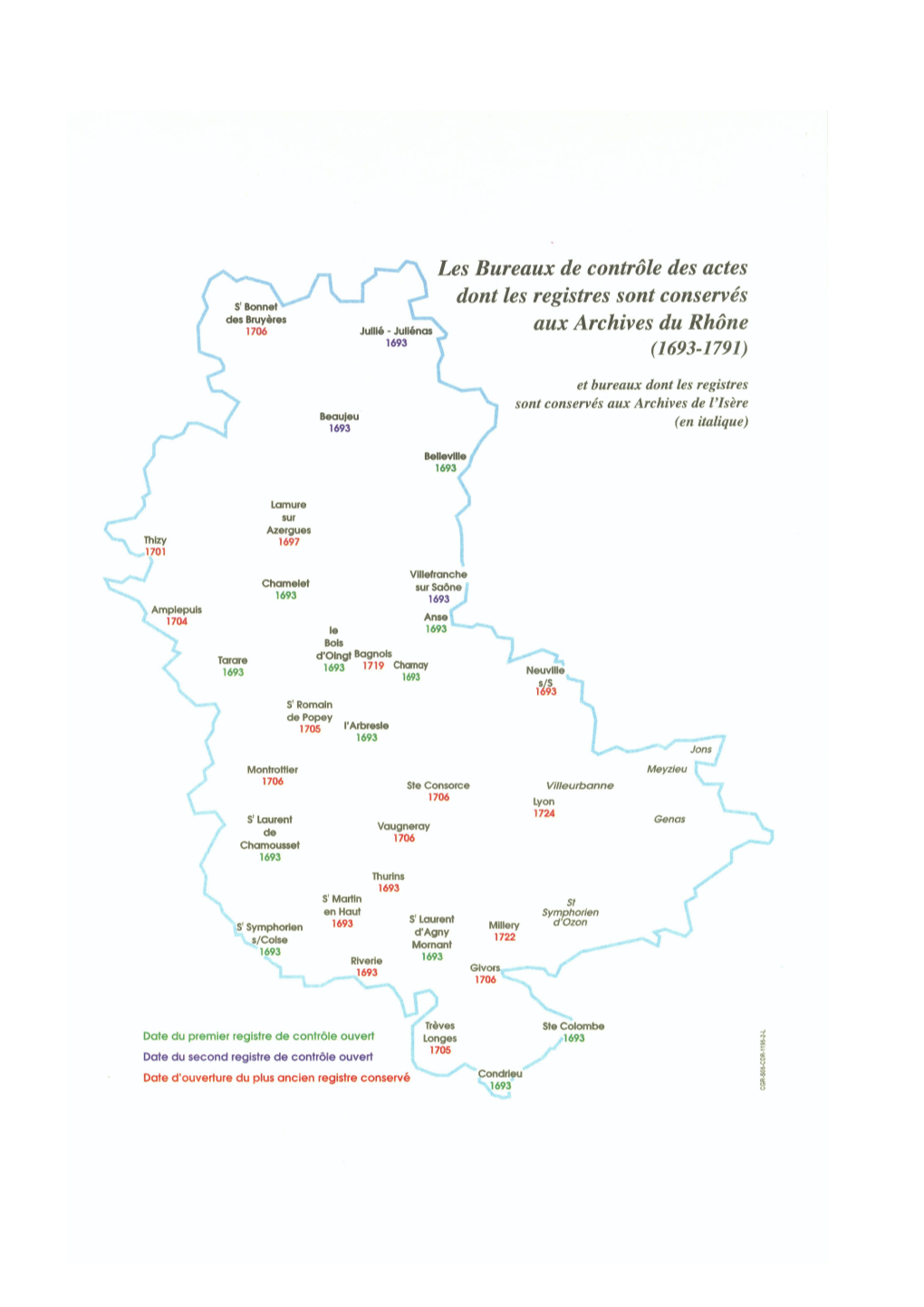 Carte Des Bureaux Du Contrôles Des Actes Et Leur Ressort