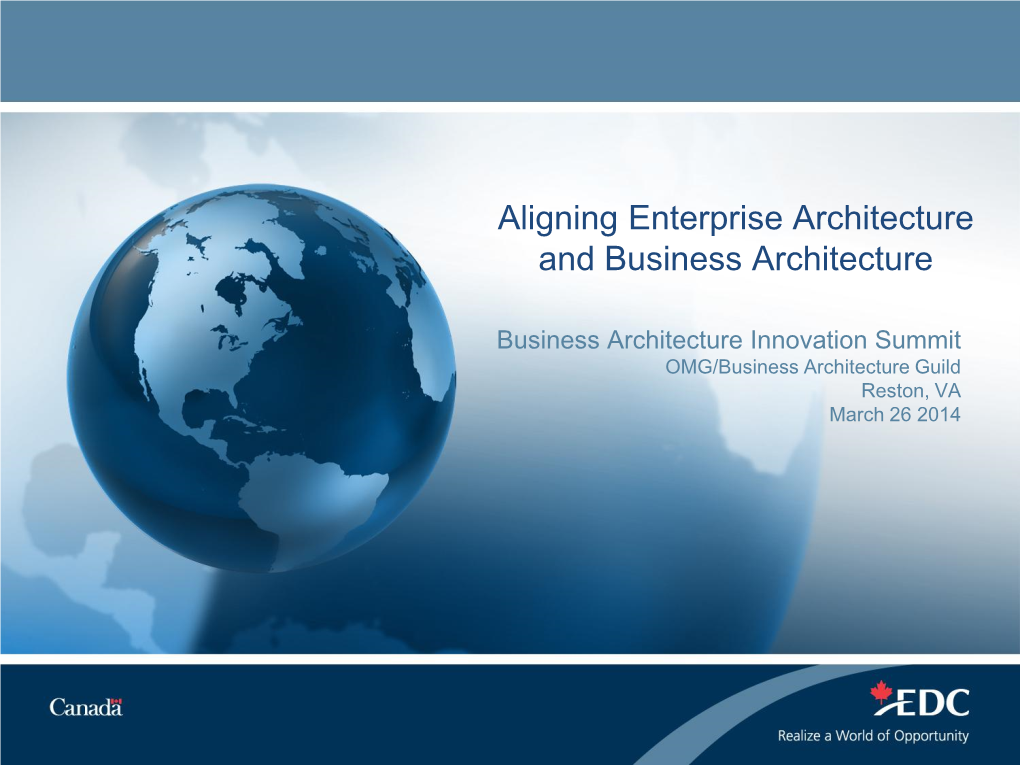 The Role of Business Architecture in Strategic Planning