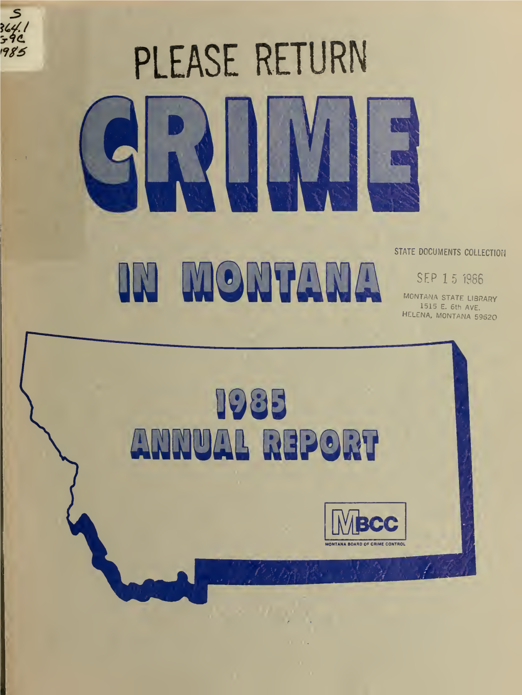 Crime in Montana -1985~) )