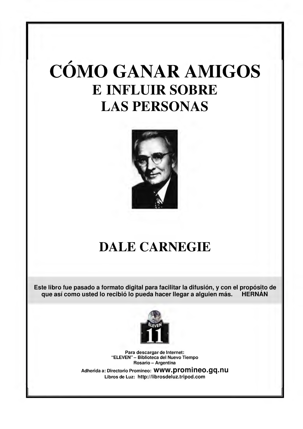 LIBRO Carnegie Dale Cómo Ganar Amigos E Influir En Las Personas