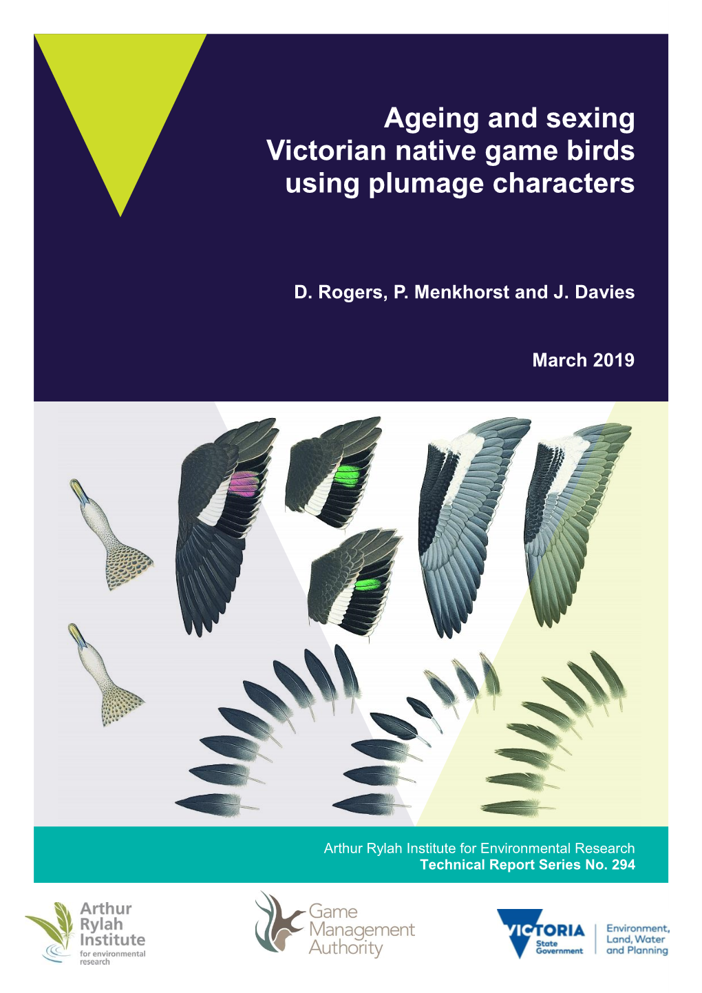 Ageing and Sexing Victorian Native Game Birds Using Plumage Characters