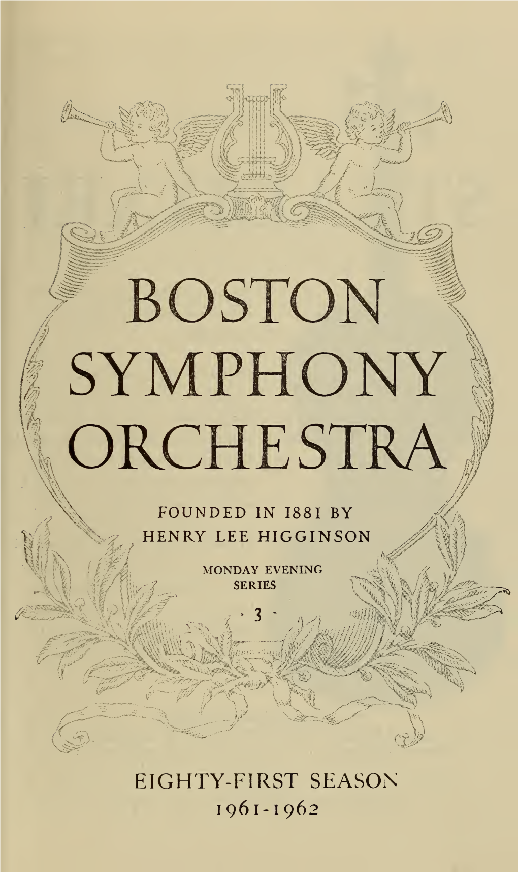 Boston Symphony Orchestra Concert Programs, Season 81, 1961-1962