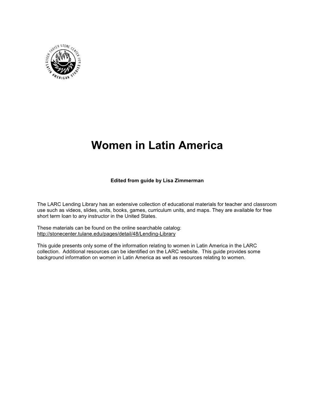 Women in Latin America