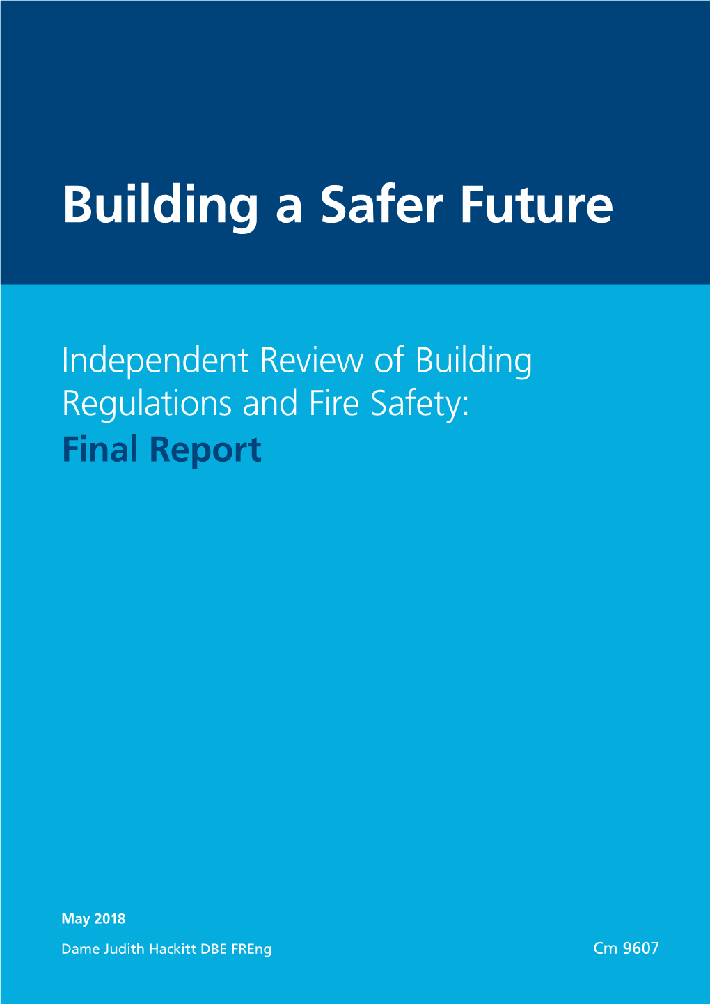 Building a Safer Future: Final Report