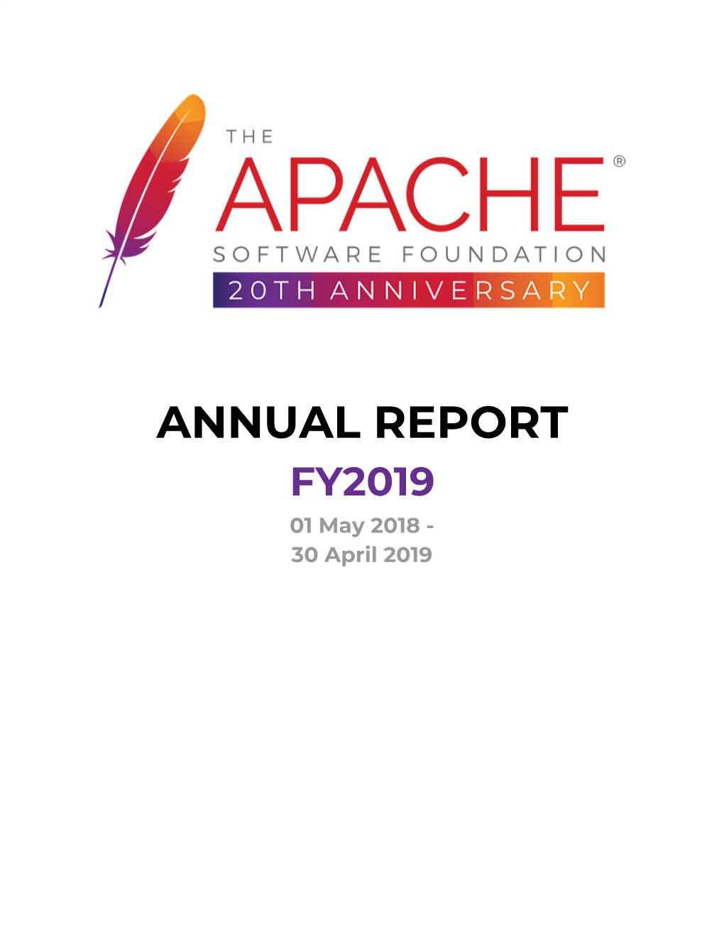 ANNUAL REPORT FY2019 01 May 2018 - 30 April 2019