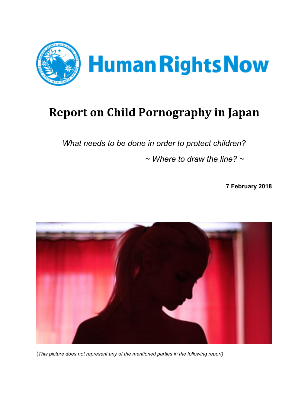 Report on Child Pornography in Japan