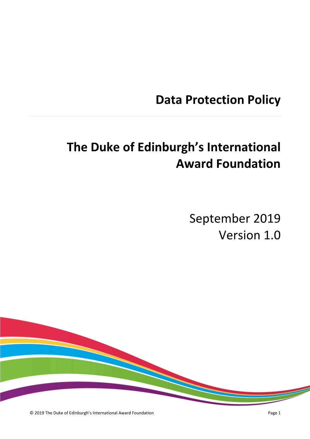 Foundation Data Protection Policy