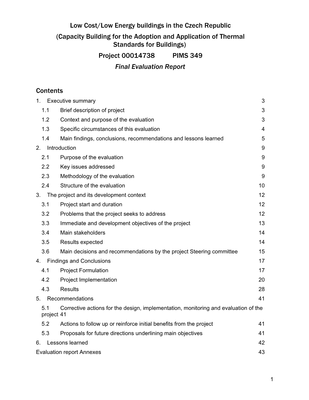 1.2 Context and Purpose of the Evaluation 3