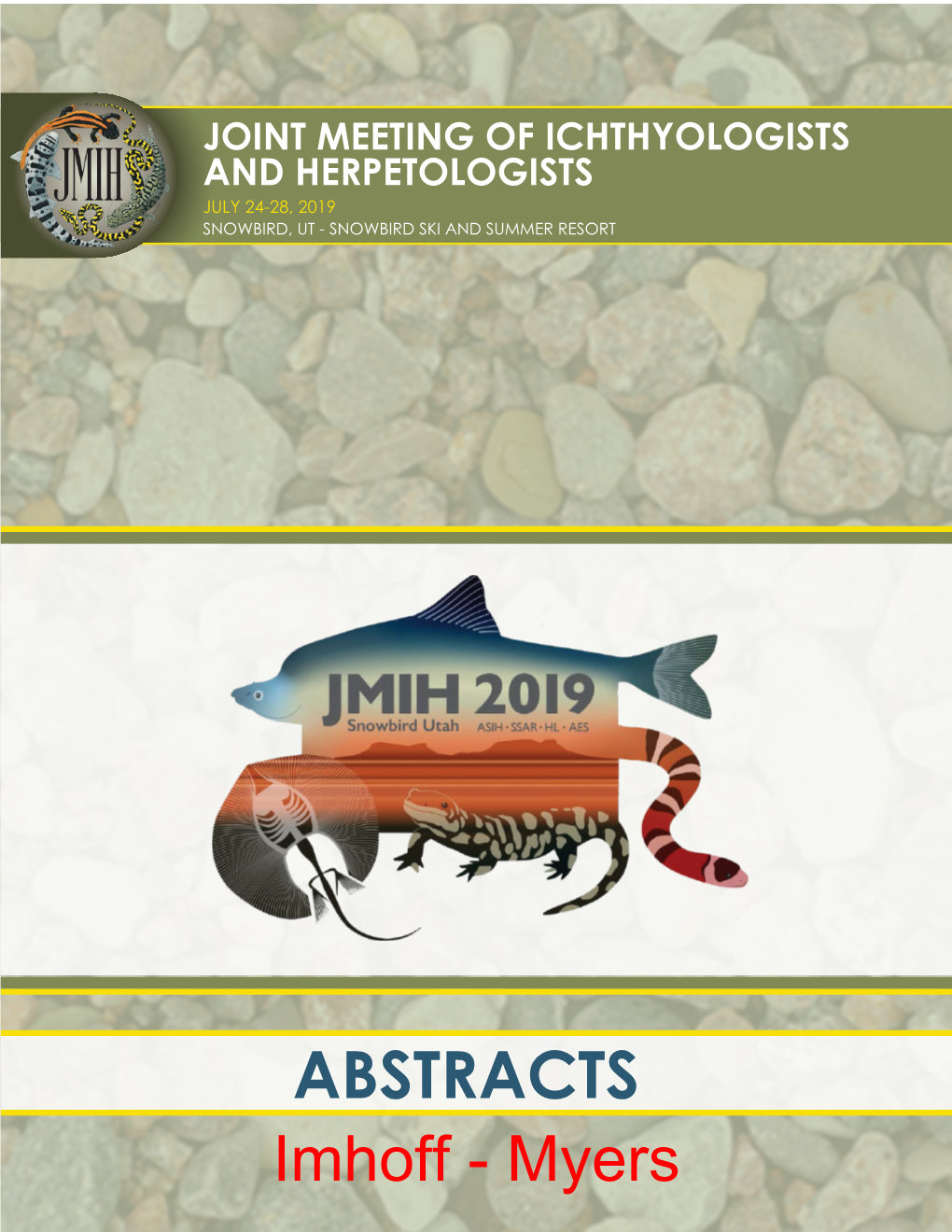 2019 JMIH Program Book Cover