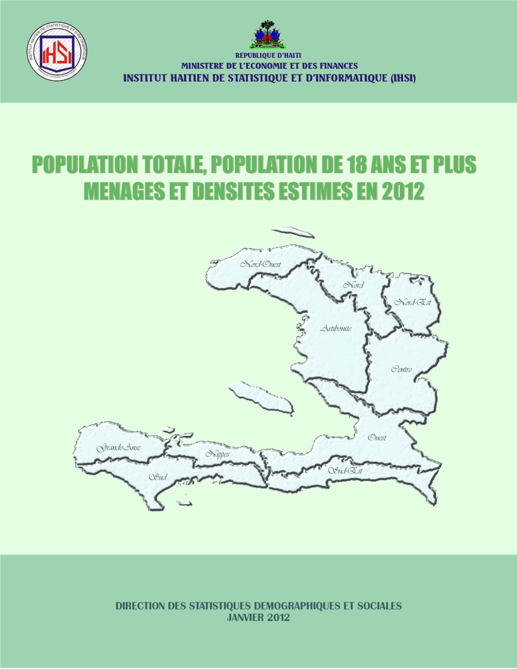 Estimation Et Projection De La Population 2012.Pdf (Français)