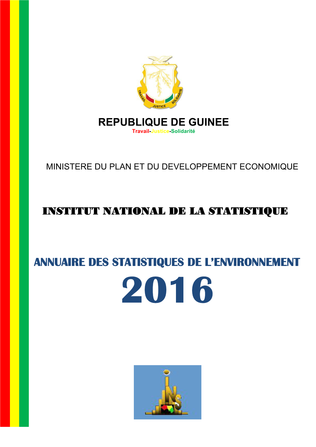 Annuaire Des Statistiques De L'environnement 2016