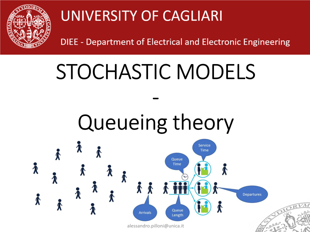 STOCHASTIC MODELS - Queueing Theory